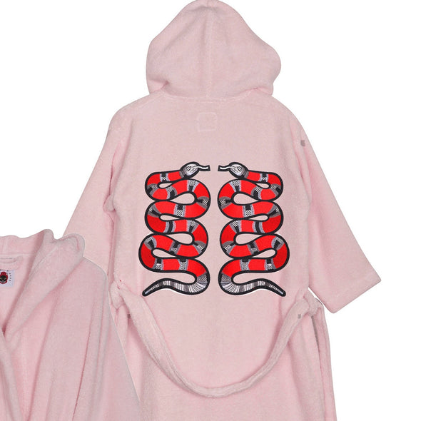 Red Snake Pair Bathrobe