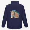 Reversible Sequin Horse Head Fleece