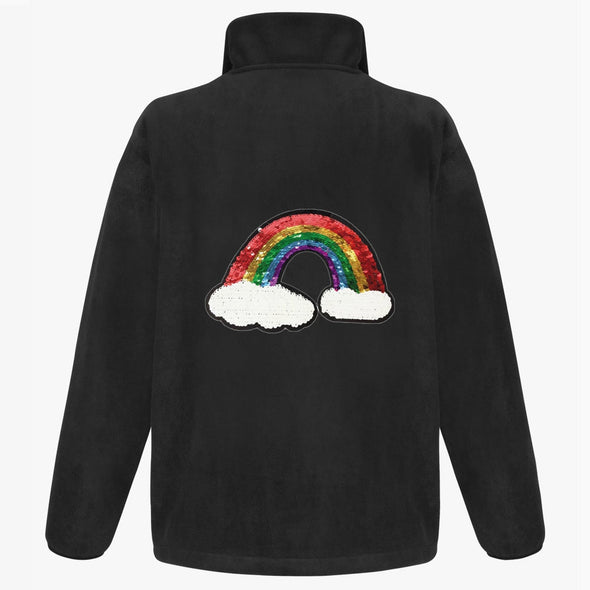 Reversible Sequin Rainbow Fleece