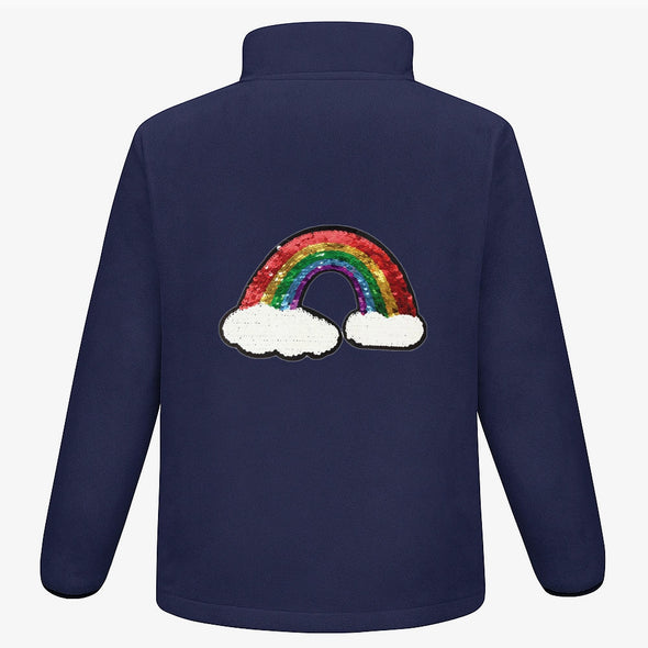 Reversible Sequin Rainbow Fleece