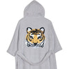 Reversible Sequin Tiger Bathrobe