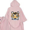 Reversible Sequin Tiger Bathrobe