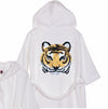 Reversible Sequin Tiger Bathrobe