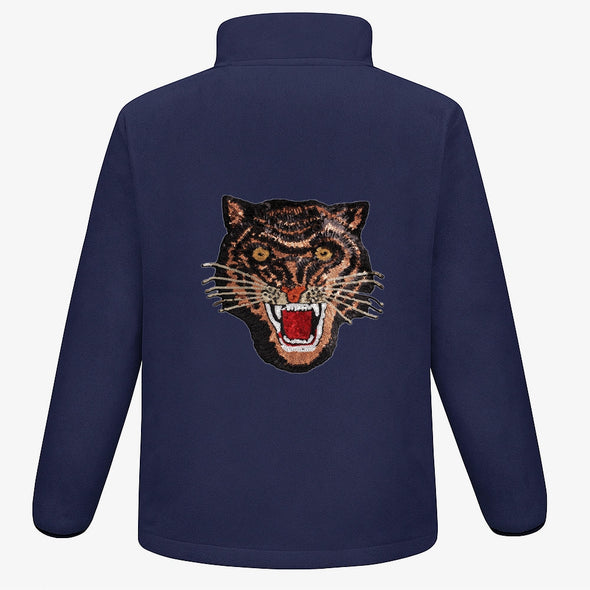 Rose Gold Sequin Tiger Fleece