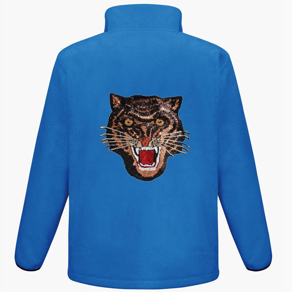 Rose Gold Sequin Tiger Fleece