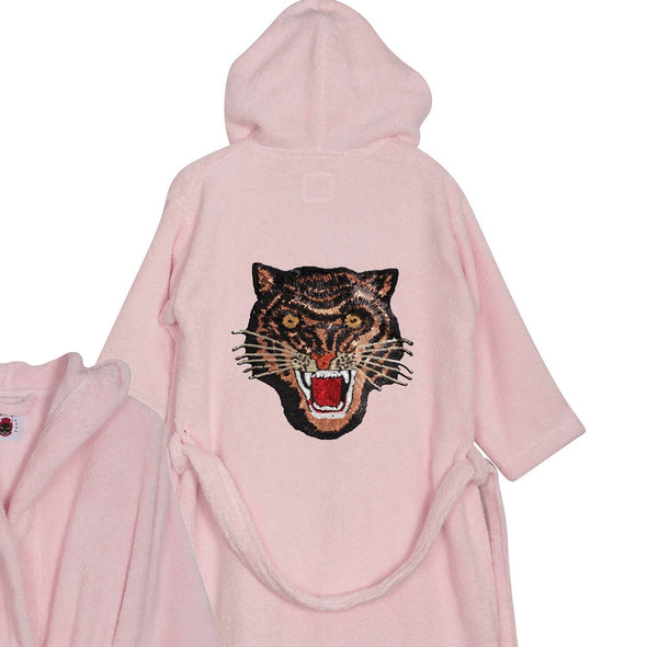 Rose Gold Tiger Bathrobe