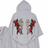 Silver Wings and Roses Bathrobe