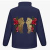 Gold Wings and Roses Fleece