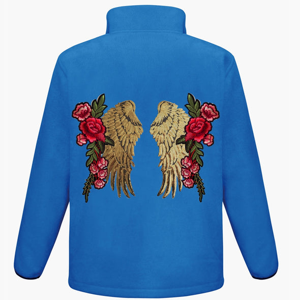 Gold Wings and Roses Fleece