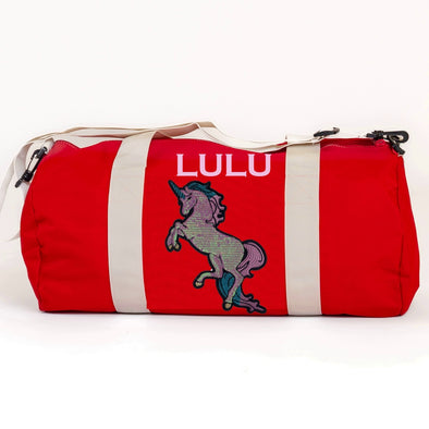 Pearly Sequin Unicorn Duffle Bag
