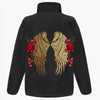 XL Gold Wings and Roses Fleece