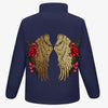 XL Gold Wings and Roses Fleece