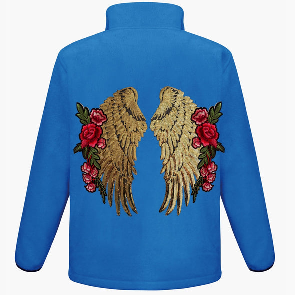XL Gold Wings and Roses Fleece