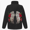 XL Silver Wings and Roses Fleece