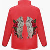 XL Silver Wings and Roses Fleece