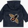 Toddler Fluffy Bee Rain Jacket
