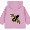 Toddler Fluffy Bee Rain Jacket