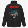 Blue Sequin Tiger Fleece