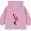 Toddler Pink Flamingo Rain Jacket
