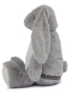 Grey Rabbit - Cuddly Bunny with Personalised Tummy