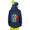 Rainbow Smile Ski Jacket (Navy)