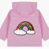 Toddler Reversible Sequin Rainbow Rain Jacket