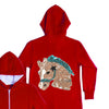 Reversible Sequin Horse Head Onesie