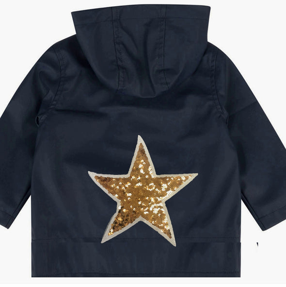 Toddler Gold Star Rain Jacket