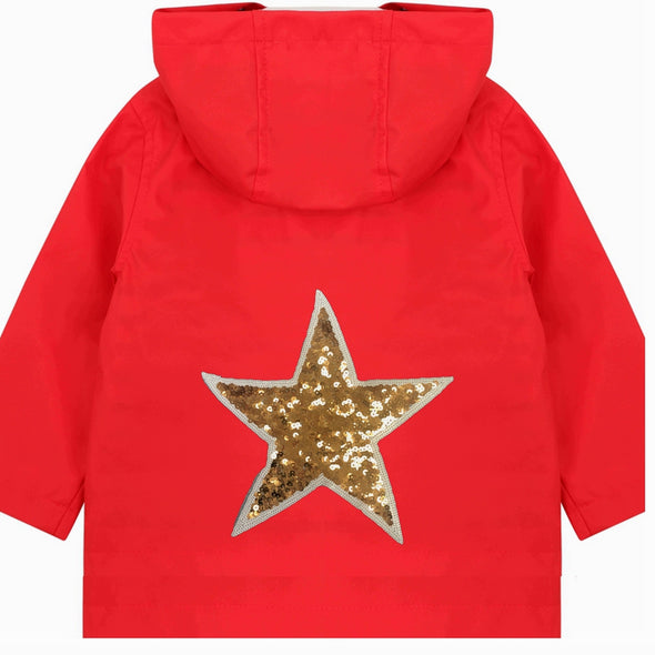 Toddler Gold Star Rain Jacket