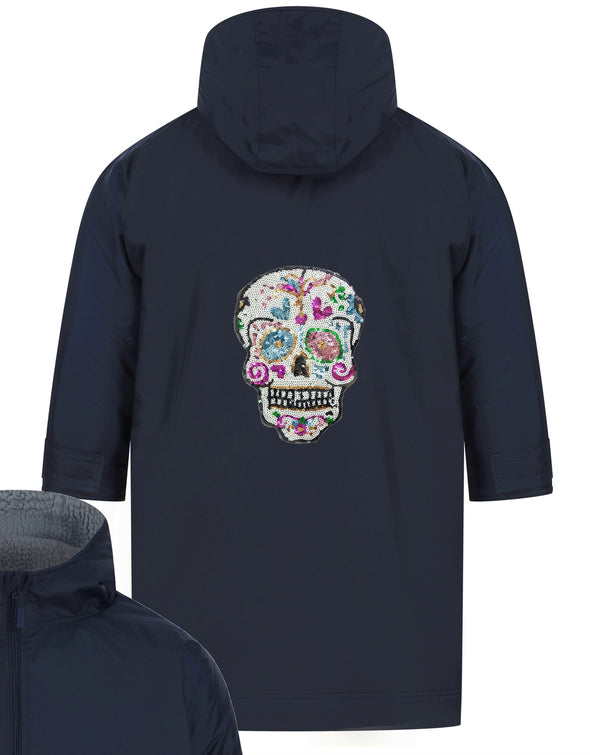 Sequin Candy Skull Warm'n'Dry Robe