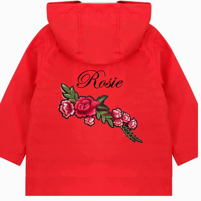 Toddler Roses Rain Jacket