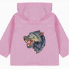 Toddler Blue Wolf Rain Jacket