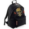 Gold Skull & Roses Maxi Laptop Bag