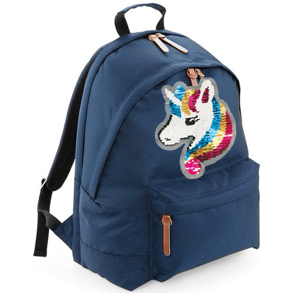 Reversible Sequin Unicorn Maxi Laptop Bag