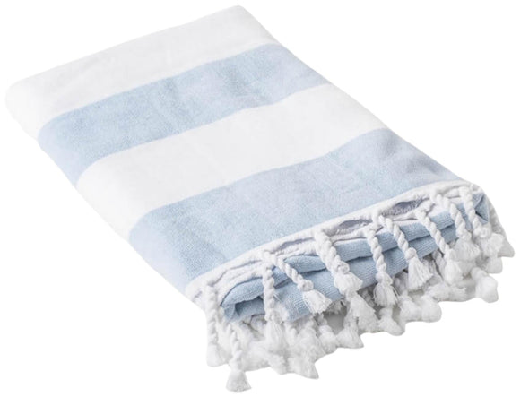 Blue Wolf Luxe Hammam Beach Towel