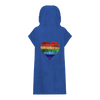 Rainbow Heart Beach Robe