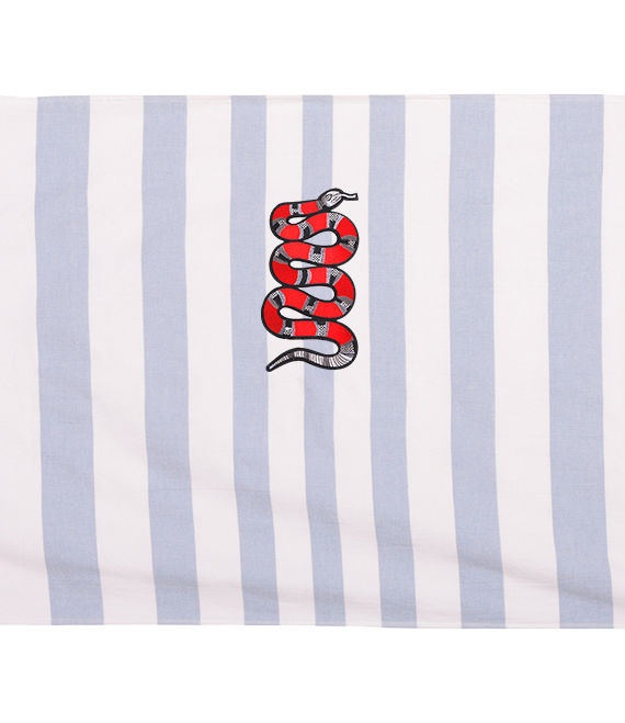 Red Snake Luxe Hammam Beach Towel