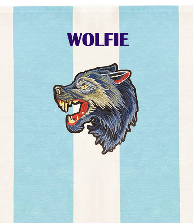 Blue Wolf Hammam Beach Towel