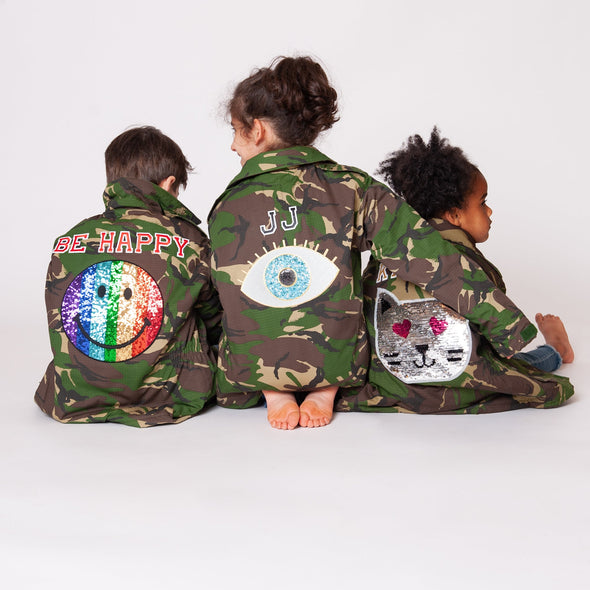 SALE Turquoise Eye Camo Jacket | 40% OFF Automatically Applied at Checkout