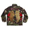 XL Gold Wings and Roses Camo Jacket