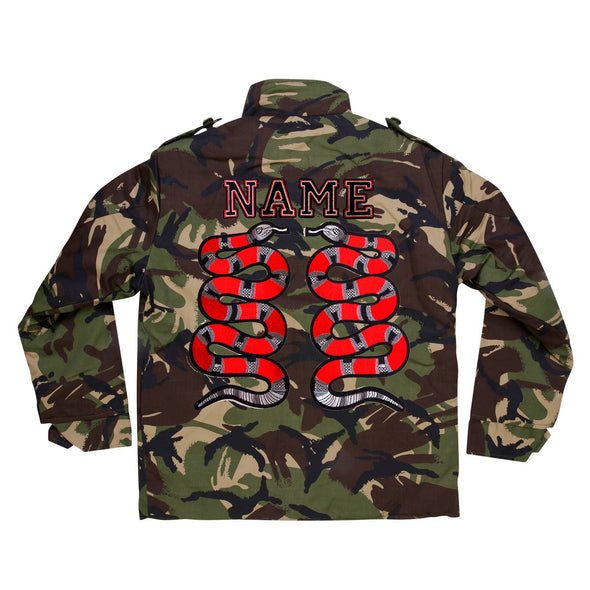 Red Snake Pair Camo Jacket