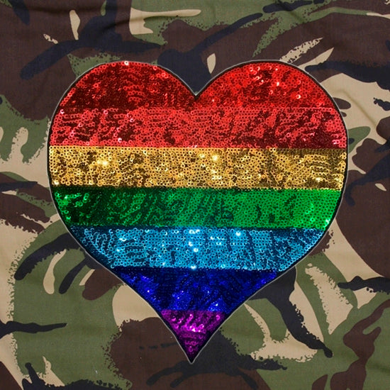 Rainbow Heart Camo Jacket