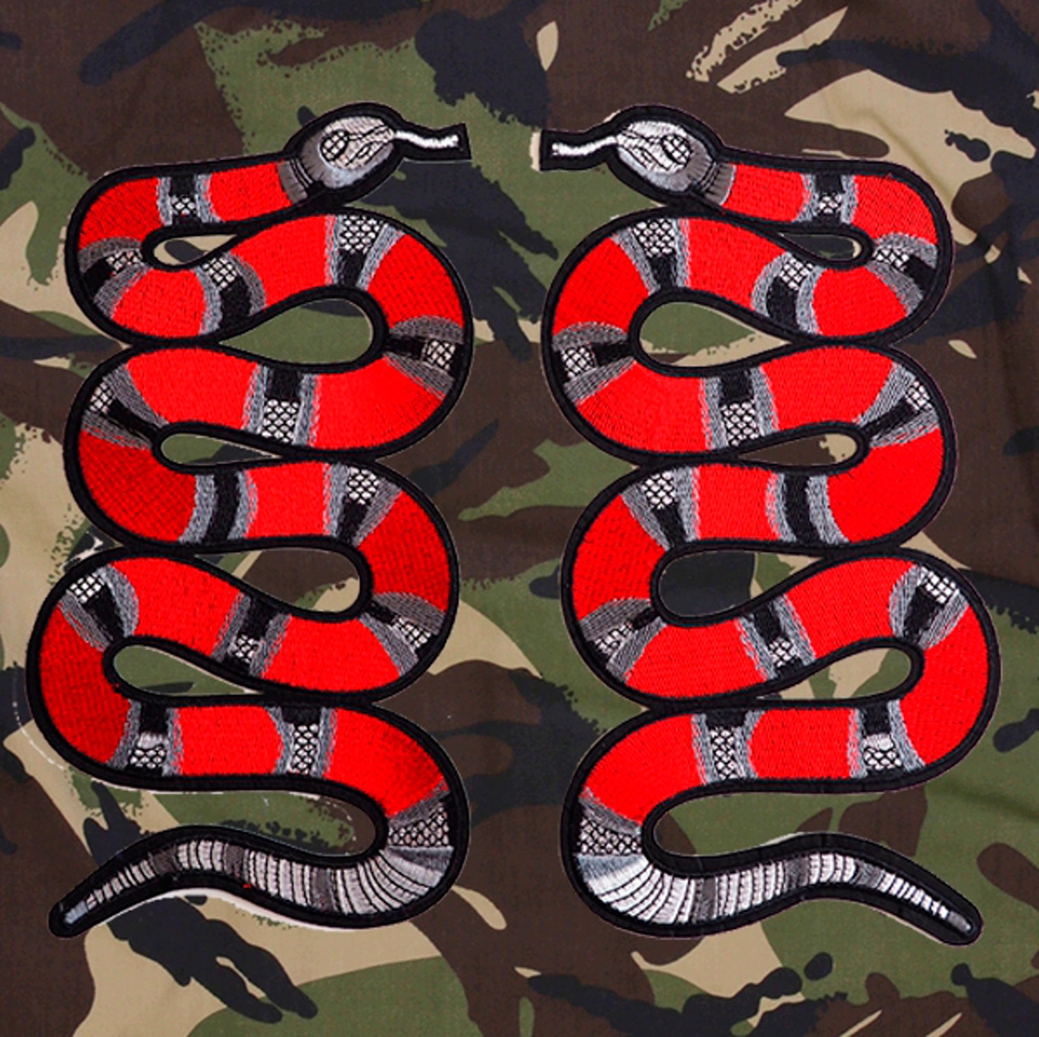 Personalised Red Snake Pair Camo Jacket  Gifts for Kids Age – Cat in the  Hood