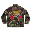 Roaring Tiger and Roses Camo Jacket