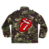 Sequin Rock'n'Roll Lips Camo Jacket