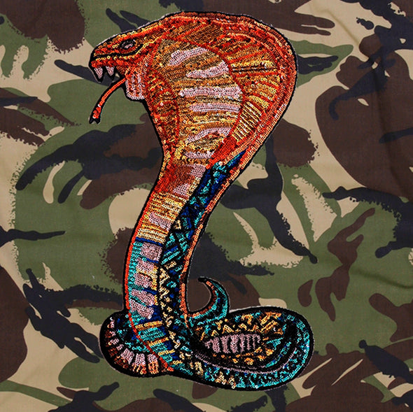 Sequin Serpent Camo Jacket
