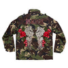 Silver Wings and Roses Camo Jacket