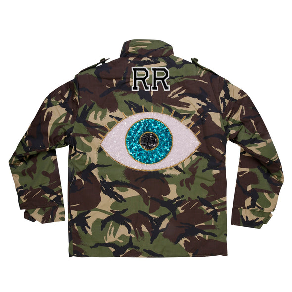 Turquoise Eye Camo Jacket