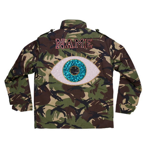 Turquoise Eye Camo Jacket