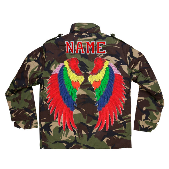 Rainbow Wings Camo Jacket